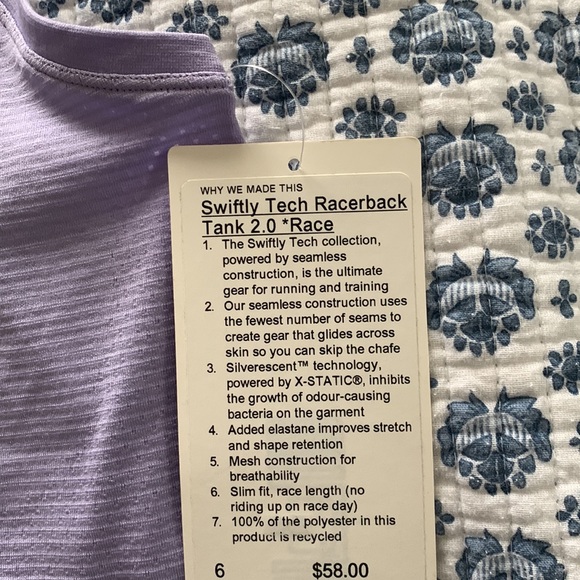 NWT PURPLE LULU TANK!! - Picture 2 of 6